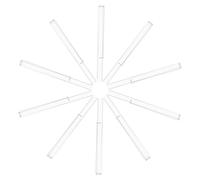 Toyvian 5pairs Acrylic Music Book Clips for Easy Page Holding Portable Music Stand Page Holders for Pianists Convenient and Sturdy Sheet Holders for Practice
