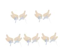 Toyvian 5pairs Scratch Mittens Soft Boy Girl Protective Gloves for Newborns for Months Comfortable Non-Scratching Design to Prevent Thumb Sucking and Hand Biting