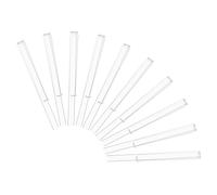Toyvian 5pairs Transparent Acrylic Music Clips for Sheet Music Page Holders for Pianists and Musicians for Recipes and Lectures Total Clips