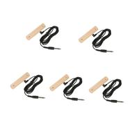 Toyvian 5pcs Acoustic Guitar Soundhole Pickup Easy Installation No Drilling Compatible Folk Classical and Ukulele Warm Sound for Diverse Musical Styles