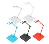 Toyvian 5pcs Action Figure Base Movable Display Stand Bracket for Model Figures Plastic Arms for Dynamic Poses Multi-combination Scene Assembly Suitable for Hg Model