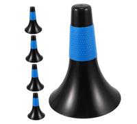 Toyvian 5pcs Agility Cones Set Plastic Sports Markers for Soccer Basketball Football Training Drills Lightweight Portable Practice Cones for Multisport Athletic Skill Development