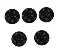 Toyvian 5pcs Aluminum Alloy Melody Tool Guitar Chord Wheel for Musicians Easy-to-use Melody Supply