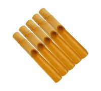 Toyvian 5pcs Bamboo Wind Chime Tubes Japanese Style DIY Replacement Parts for Garden Decor Lightweight Hollow Cylinders for Soothing Relaxation Sound Makers