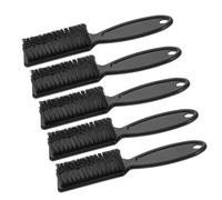 Toyvian 5pcs Beard Brush Comb Set with Long Handle for Mustache and Beard Grooming, Black Barber Hair Brush Kit for Men’s Facial Hair Styling and Shaving Care