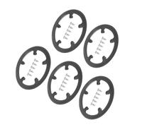 Toyvian 5pcs Bike Chain Guard Protector for 40t 5 Hole Cranksets, Plastic Front Sprocket Cover with Effective Mud Protection and Enhanced Air Circulation, Suitable for Adventurous Mountain