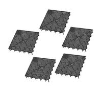 Toyvian 5pcs Black Aquarium Isolation Boards Fish Tank Bottom Filter Plates Dividers for Undergravel Filter Tray Partition Net Suitable for Freshwater Breeding and Aquarium Accessories