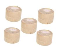 Toyvian 5pcs Box Wooden Haircut Box Keepsake Case for Boys First Haircut Childhood Memory Storage Grooming Accessories