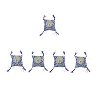 Toyvian 5pcs Buddha Sound Bowl Pad Decorative Bowl Mat for Buddhist Protective Holder Cushion Made in Nepal for Meditation Gong and Prayer Sound Practices Random Color
