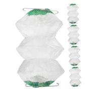 Toyvian 5pcs Camping Lantern Mantles Polyester Tubular Double Iron Clip Outdoor Gas Lamp Shades for Hiking Mesh Covers Compatible with Propane Lights