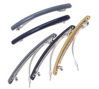 Toyvian 5pcs Candy-colored Metal Hair Clip for Women and Chic Simple Design Spring Side Clip Hair Accessory Suitable for Everyday Use and Styling Random Color