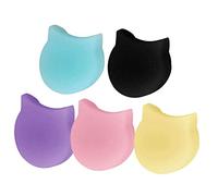 Toyvian 5pcs Clarinet Thumb Rest Cushion Silicone Finger Pads for Comfortable Playing Supportive Thumb Holder Lemon for Beginners and