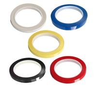 Toyvian 5pcs Colorful Violin Fingerboard Guide Tape Set White Red Black Blue Light Yellow Note Position Stickers for Beginners and Cello Players Fretboard Adhesive Markers for Orchestral Instruments