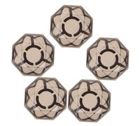 Toyvian 5pcs Diamond Shape Guitar Effect Pedal Caps Plastic Footswitch Toppers for Electric Guitar, Easy to Replace, Simple Elegant Design for Performances