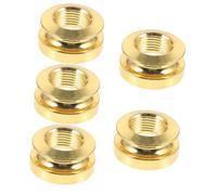Toyvian 5pcs Guitar End Pin Cap Thread for Easy Installation Acoustic Guitar Strap Button Accessory and Stylish Endpin Jack for Secure Strap Attachment