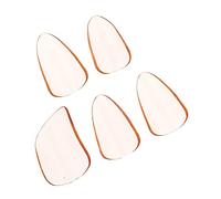 Toyvian 5pcs Guzheng Finger Protectors Transparent Guzheng Nails for Beginners Ergonomic Design Durable and Safe Easy to Play for Professional Performance