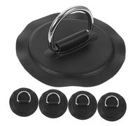 Toyvian 5pcs inflatable paddle board paddleboard inflatable boat kayak d rings for seat attachment inflatable kayak d rings kayak stainless d ring tie down Buckle rubber boat suite