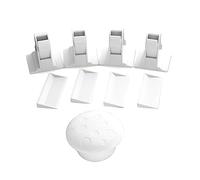 Toyvian 5pcs Invisible Boy Girl for Cabinets Easy to Install Adhesion for Boys and Girls Material Design