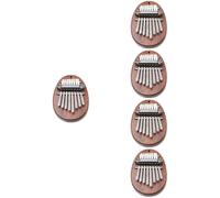 Toyvian 5pcs Kalimba Key Thumb Piano Tuning Hammer Included for Boys and Girls and Music Practice