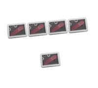 Toyvian 5pcs Kazoo Musical Instrument Portable Kazoo for Adults Easy to Play Guitar Ukulele Design for Beginners Music Lightweight Compact