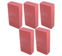 Toyvian 5pcs Lightweight Foam Fake Bricks Realistic Hand Breakable Stage Performance Props for Haunted House Setups and Action Scenes Red Brick