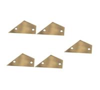 Toyvian 5pcs Metal Guitar Fret Rocker Leveling Tool Compact String Action Gauge Ruler for Electric Bass Accurate Measurement for Guitar Setup Lightweight and Portable Design