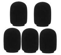 Toyvian 5pcs Mic Cover Microphone Windscreen Handheld Microphone Cover Washable Compatible for Smb Use in Studio Recording