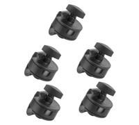 Toyvian 5pcs Mic Stand Adapter Microphone Extension Tube Adapter for Microphone Boom Pole Use