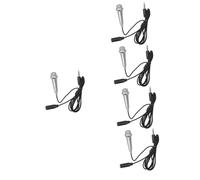 Toyvian 5pcs Mini Recording Microphone Portable Tiny Microphone for Singing Small Mic for Phone Tablet Mini Mic for Recording Practical Use