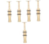 Toyvian 5pcs Musical Trumpet Accessory Silvering for Trumpeter Practice Mouthpiece and Valve Caps Trumpet Instrument Part for Boys and Girls