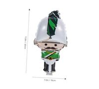 Toyvian 5pcs Nutcracker Soldier Foil Balloons Christmas Party Decorations Novelty Balloon for Xmas Table Decor Home Garden Office Festive Supplies