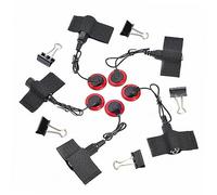 Toyvian 5pcs Piezo Microphone Pickup for Guitar Violin Banjo Ukulele and Self-adhesive Clip and Screw Mount for Easy Installation Amplifies Sound and Reduces External Noise