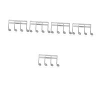 Toyvian 5pcs Portable Music Score Clip for Guitar Metal Sheet Holder Multipurpose Page Fixing Clip for Music Books Manuals and More Easy to Install Lightweight Design