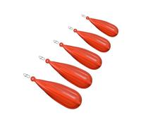Toyvian 5Pcs Portable Professional Fishing Casting Plugs with Wear-resistant PVC for Bait Practice Scratch-protective Design Lightweight for Skill Improvement and Convenient Storage