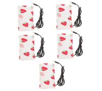 Toyvian 5pcs Portable USB Milk Bottle Warmer Travel Bag for Water Bottle Warming Bag for Camping Car Trips Outdoor Adventures