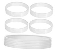 Toyvian 5pcs Practical Protective Hole Cup Rings for Outdoor Golf Durable Material Standard Enhances Visibility and Stability for Golf Course Use