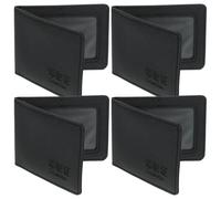 Toyvian 5pcs Pu Leather Driver’s License Holder Card Wallet with Multiple Card Slots for Auto Insurance and Registration Document Black Id Case for Men and Women
