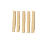 Toyvian 5pcs Replace Guitar Nut String Bass Nut Plastic Guitar and Bass Accessory