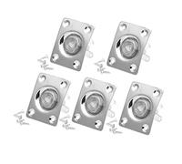 Toyvian 5pcs Replacement Guitar Jack Plate Square Indented Pickup Jack Plate for Electric Guitar