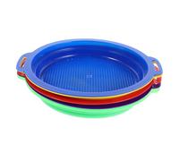 Toyvian 5pcs Sand Sifter Set Beach Sieve for Shell Collecting Rock Sifting and Gardening Fun for Summer