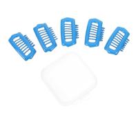Toyvian 5pcs Snap Barrettes for Dogs and Kittens, Abs Pet Hair Pins with Stable Nose Bridge Design, Quick and Easy to Use Small Hair Clips, for Holiday and Family Photos