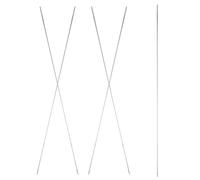 Toyvian 5pcs Stainless Steel Baiting Needle Tool Set for Carp Fishing with Precise Bait Positioning and Quick Worm Threading Portable Silver Fishing Bait Rigging Needles with Handy