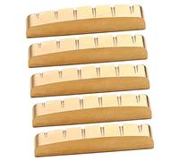 Toyvian 5pcs String Nut Replacement for Instrument Bridge Nut for Guitar Bridge and Accessories