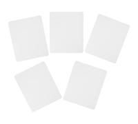 Toyvian 5pcs Sublimation Gaming Mouse Pad Blank for Heat Press Printing with Non-skid Rubber Base and Comfortable Hand Feeling, for Office and Crafting Use