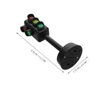 Toyvian 5PCS Traffic Light with Voice Guidance and Sound Light for Early Education Interactive Traffic Signal Model for Home Kindergarten and Outdoor Learning