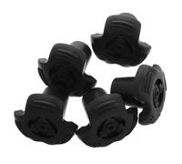 Toyvian 5pcs Trekking Pole Rubber Caps Durable Tips Replacement for Hiking Sticks Non Slip Protectors for Rocky and Snowy Terrain Easy Installation for Outdoor Adventures