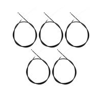 Toyvian 5pcs Wheelchair Hand Brake Cables Replacement for Rollator and Mobility Aids, Wear-Resistant Rubber and Steel Wire Material, Outdoor Ready for Seniors and People with Disabilities
