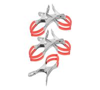 Toyvian 5pcs Wind Instrument Repair Kit Large Red Indentation Clips for Saxophone Flute Clarinet Lightweight Portable Woodwind Instrument Maintenance Tools with Enhanced Grip for Musicians