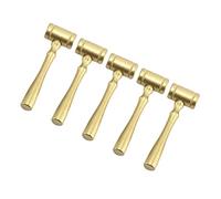 Toyvian 5Pcs Wooden Judge Gavel Hammer for Educational Prop for Courtroom Role Play Fun Auction Sound for Boys and Finish