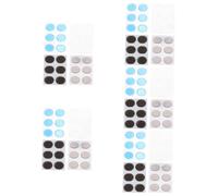 Toyvian 5sets Drum Accessories Drum Mute Pads Silicone Dampening Easy to Clean for Silent Practice 4sheets*5